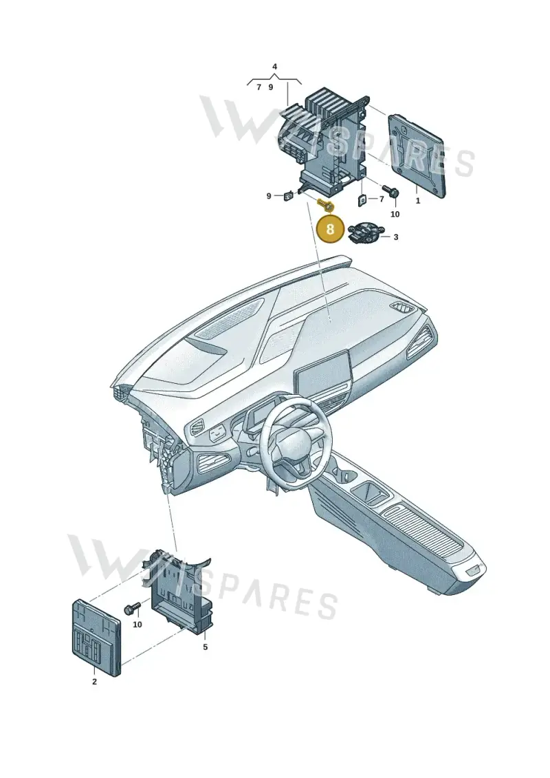 N90698606 — SEAT Tavascan Cupra (2023-) diagram 10a937050, position 8