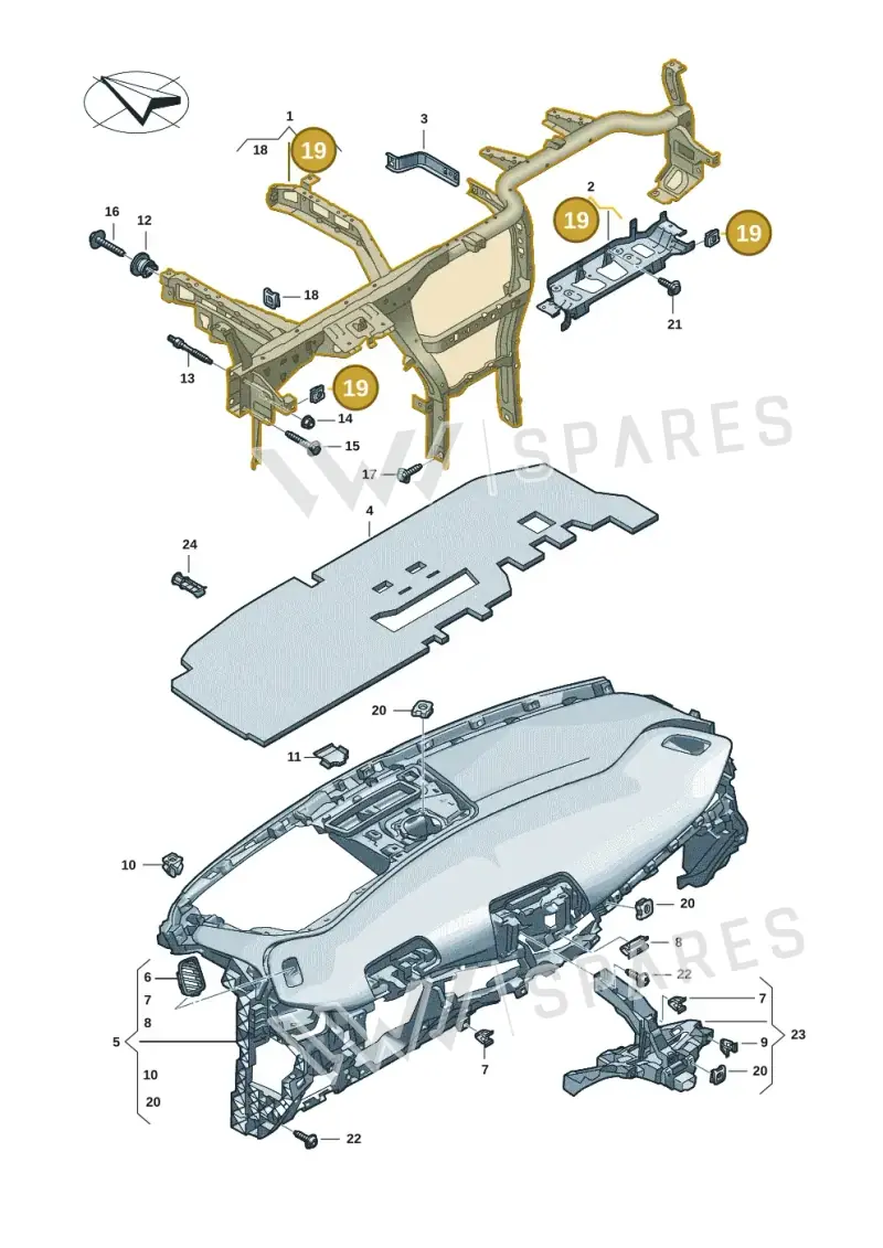 N90698703 — SEAT Tavascan Cupra (2023-) diagram 20h857000, position 19