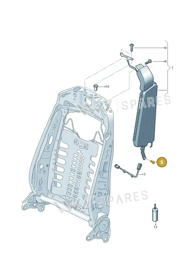 N90737107 — SEAT Tavascan Cupra (2023-) diagram 10a880025, position 5