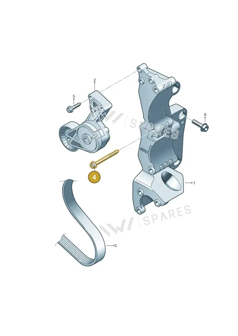 N90752902 — SEAT IBIZA                  06> (2005-) diagram 194903200, position 4
