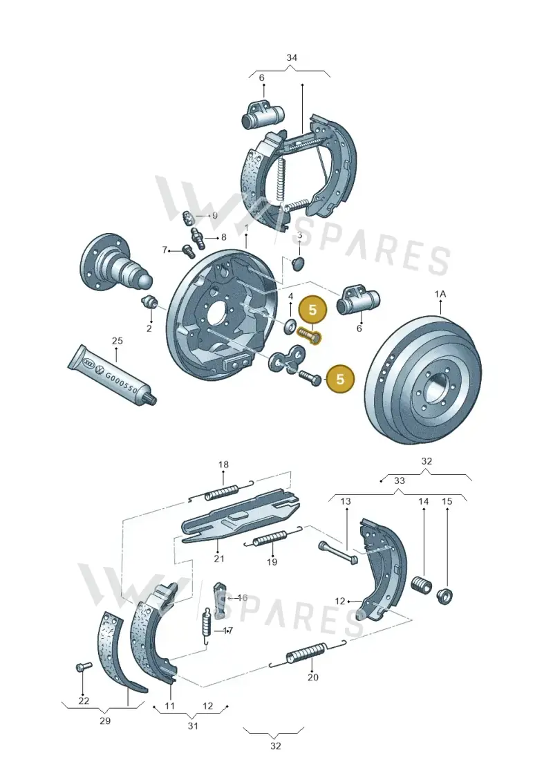 N90758901 — SEAT IBIZA (2001-2005) diagram 225609200, position 5