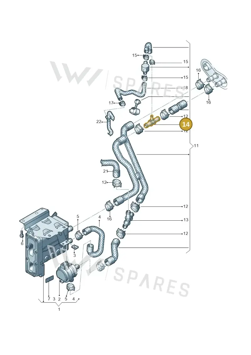 N90761001 — SEAT Mii electric (2020-2021) diagram 772819600, position 14