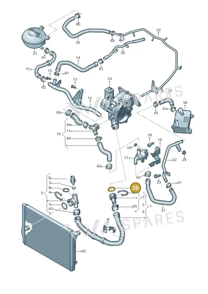 N90765301 — SEAT Formentor TSI CUPRA (2020-) diagram 890121230, position 26