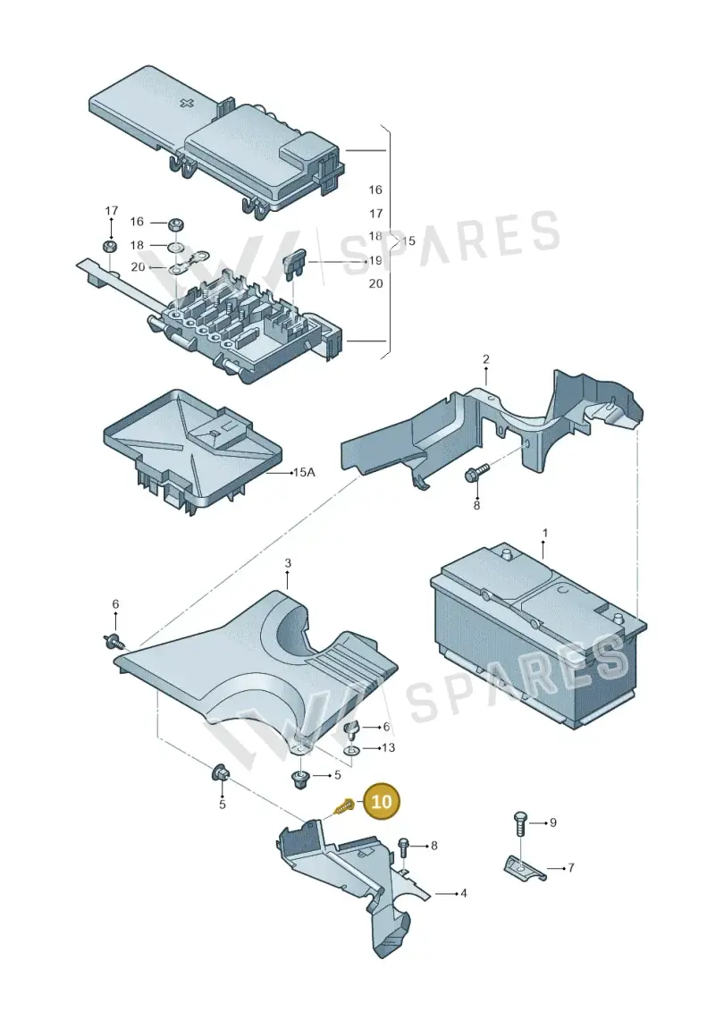 N90770004 — SEAT Alhambra (2006-2010) diagram 406915000, position 10