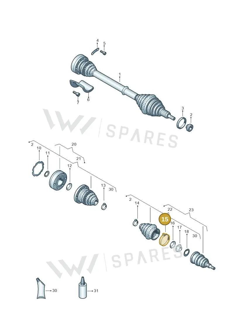 N90772401 — SEAT Ibiza Stylance (2015-) diagram 672407500, position 15