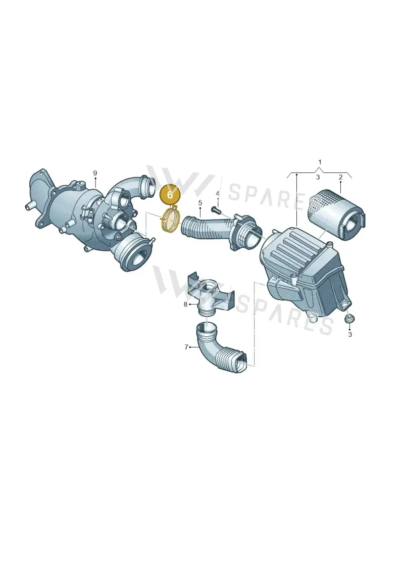 N90781601 — SEAT Altea XL Reference (2013-2013) diagram 625129170, position 6