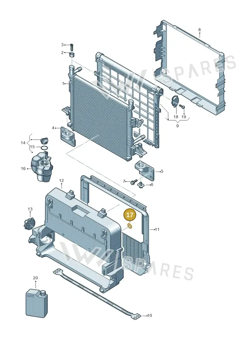 N90796502 — SEAT Tavascan Cupra (2023-) diagram 10a122100, position 17