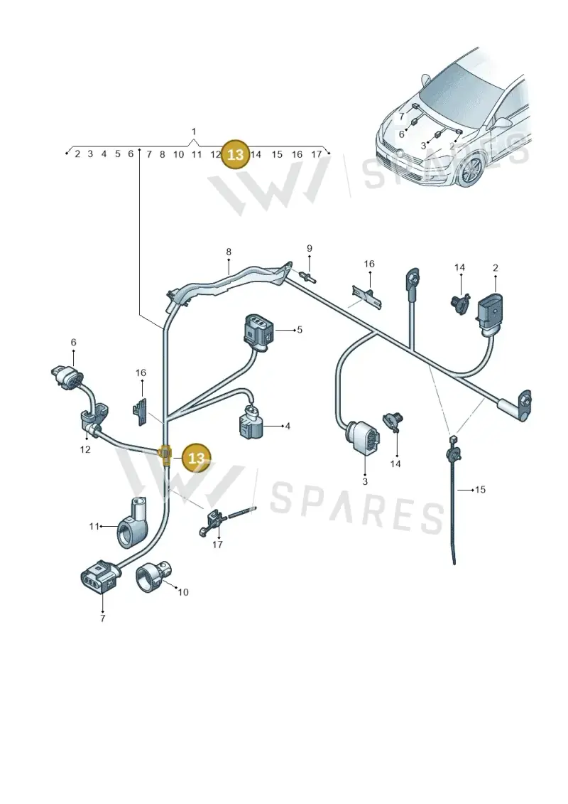 N90815401 — SEAT Ateca Style (2016-) diagram 746971700, position 13