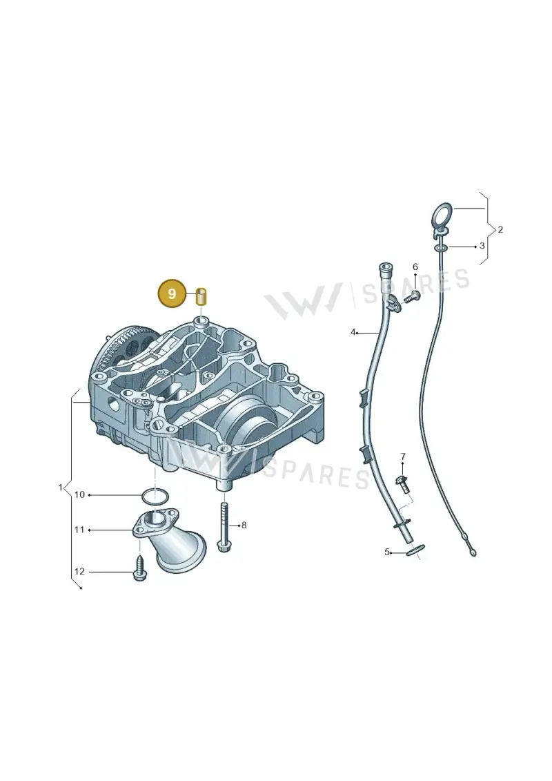 N90820801 — SEAT Ibiza Stylance (2015-) diagram 773115200, position 9
