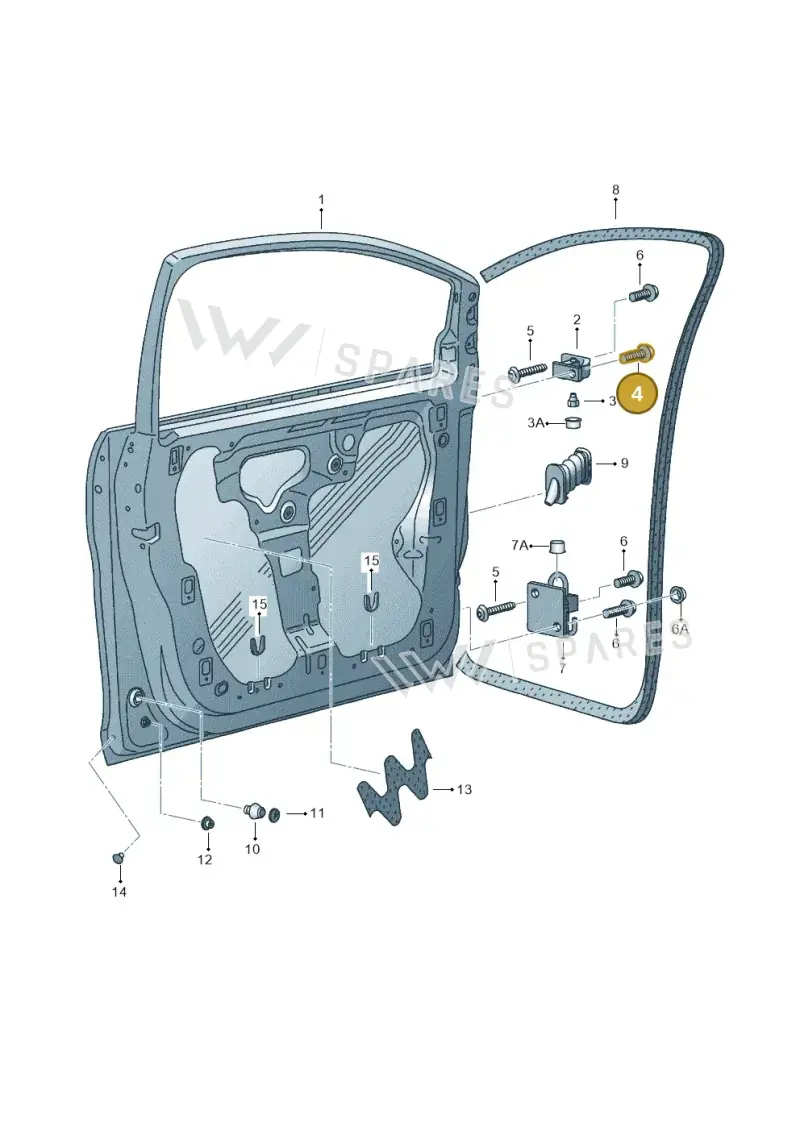 N90823203 — SEAT Altea XL Reference (2013-2013) diagram 498831000, position 4