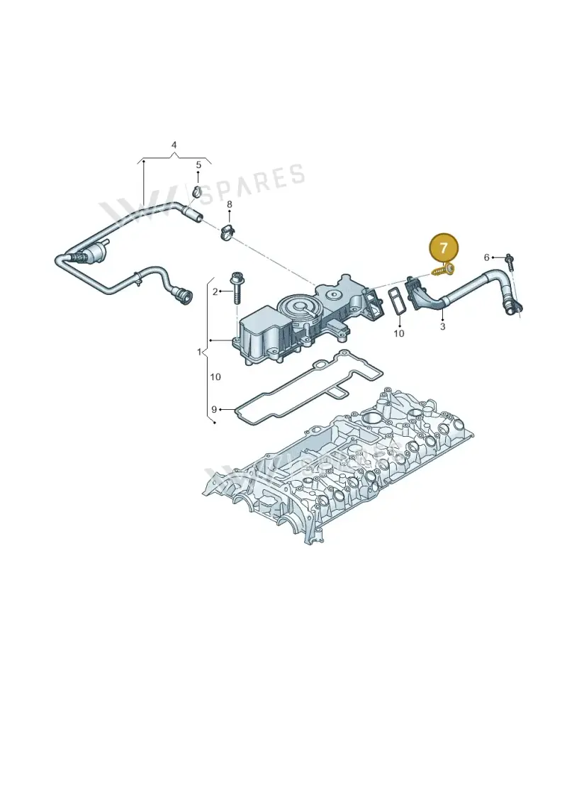 N90824902 — SEAT Formentor TSI CUPRA (2020-) diagram 898103350, position 7