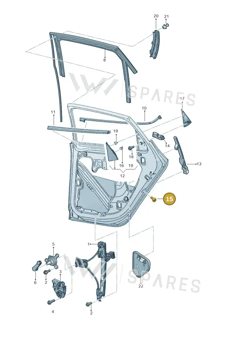 N90829803 — SEAT Leon ST Stylance (2016-2020) diagram 754839600, position 15