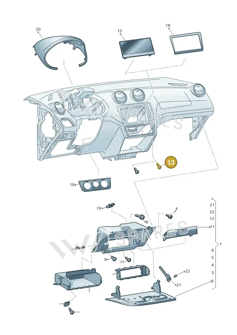 N90829803 — SEAT Ibiza Stylance (2015-) diagram 879857200, position 13