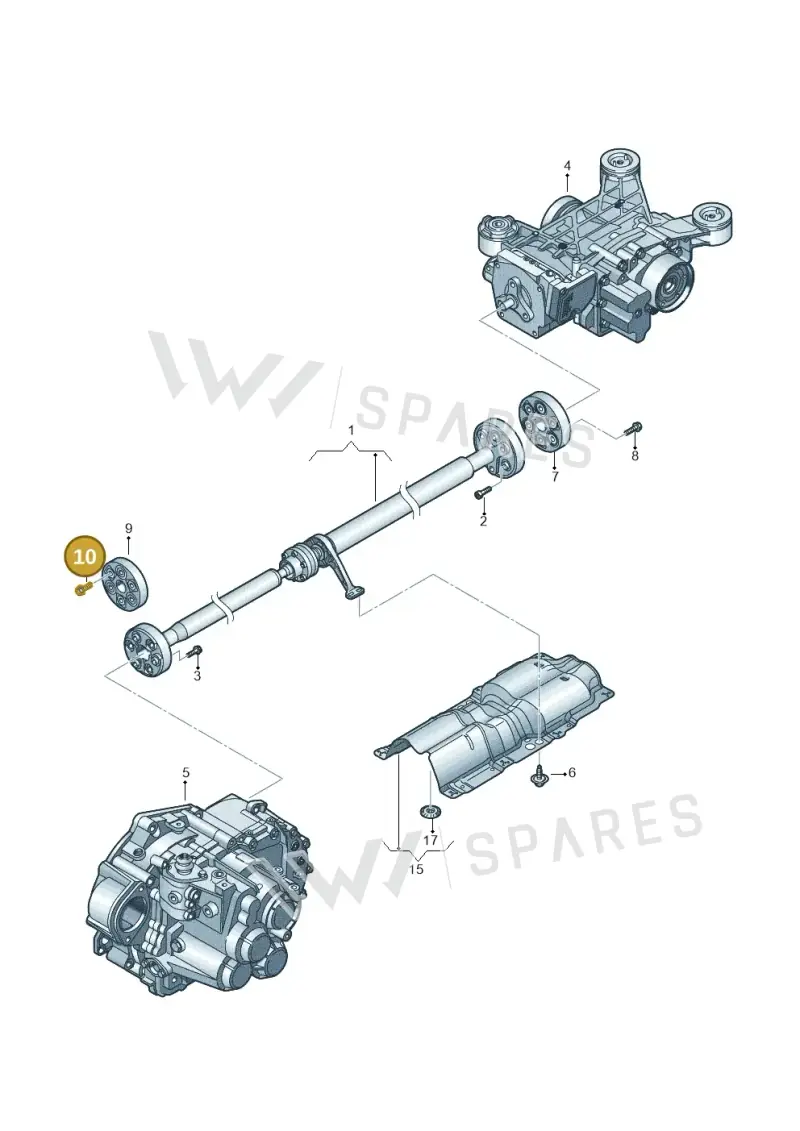 N90846102 — SEAT Alhambra Stylance (2015-2022) diagram 460521100, position 10