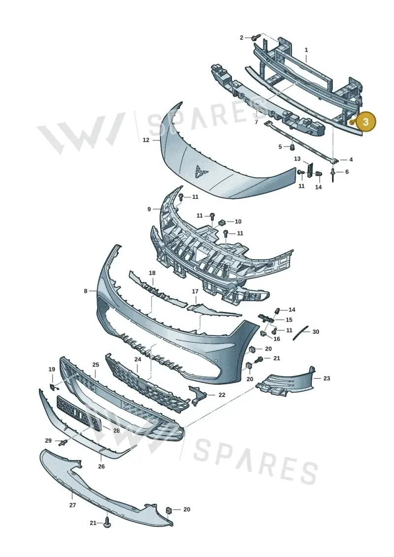 N90862302 — SEAT EBoost CUPRA (2021-) diagram 10s807000, position 3
