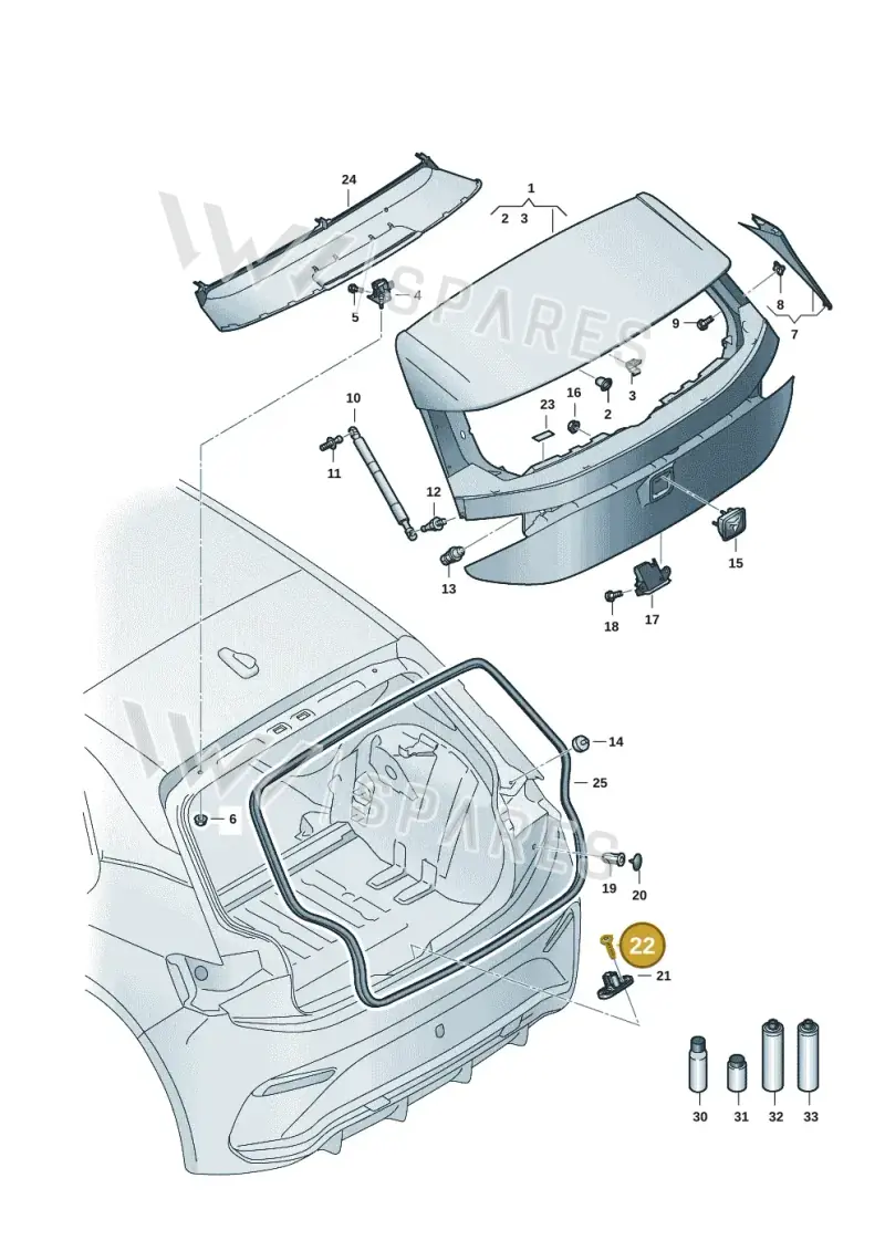 N90874703 — SEAT EBoost CUPRA (2021-) diagram 10s827000, position 22