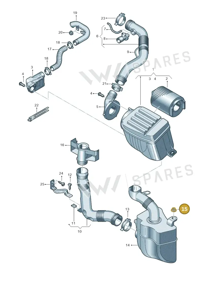 N90908302 — SEAT Altea XL Reference (2013-2013) diagram 409129200, position 15