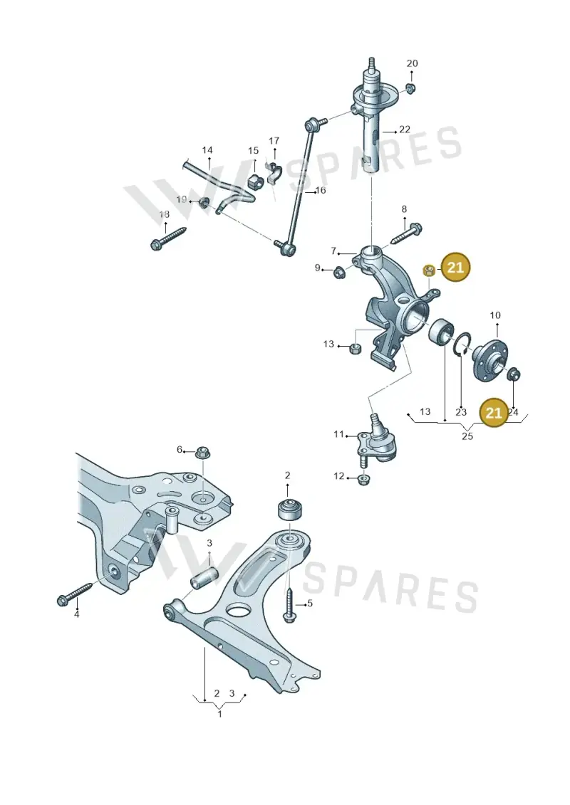 N90942902 — SEAT Mii electric (2020-2021) diagram 723407000, position 21