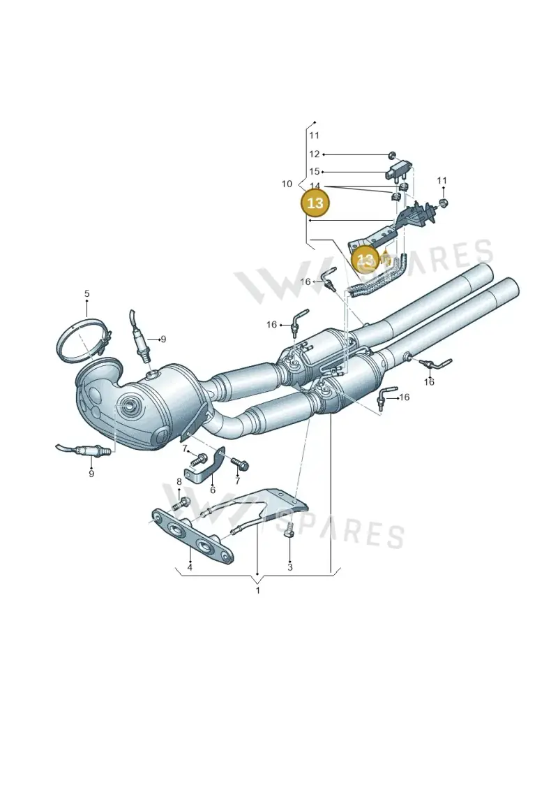 N90943501 — SEAT Formentor TSI CUPRA (2020-) diagram 853253045, position 13