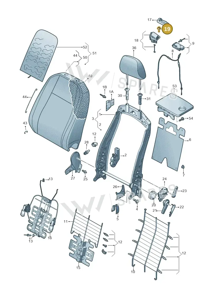 N90944603 — SEAT Leon ST Stylance (2016-2020) diagram 830881050, position 19