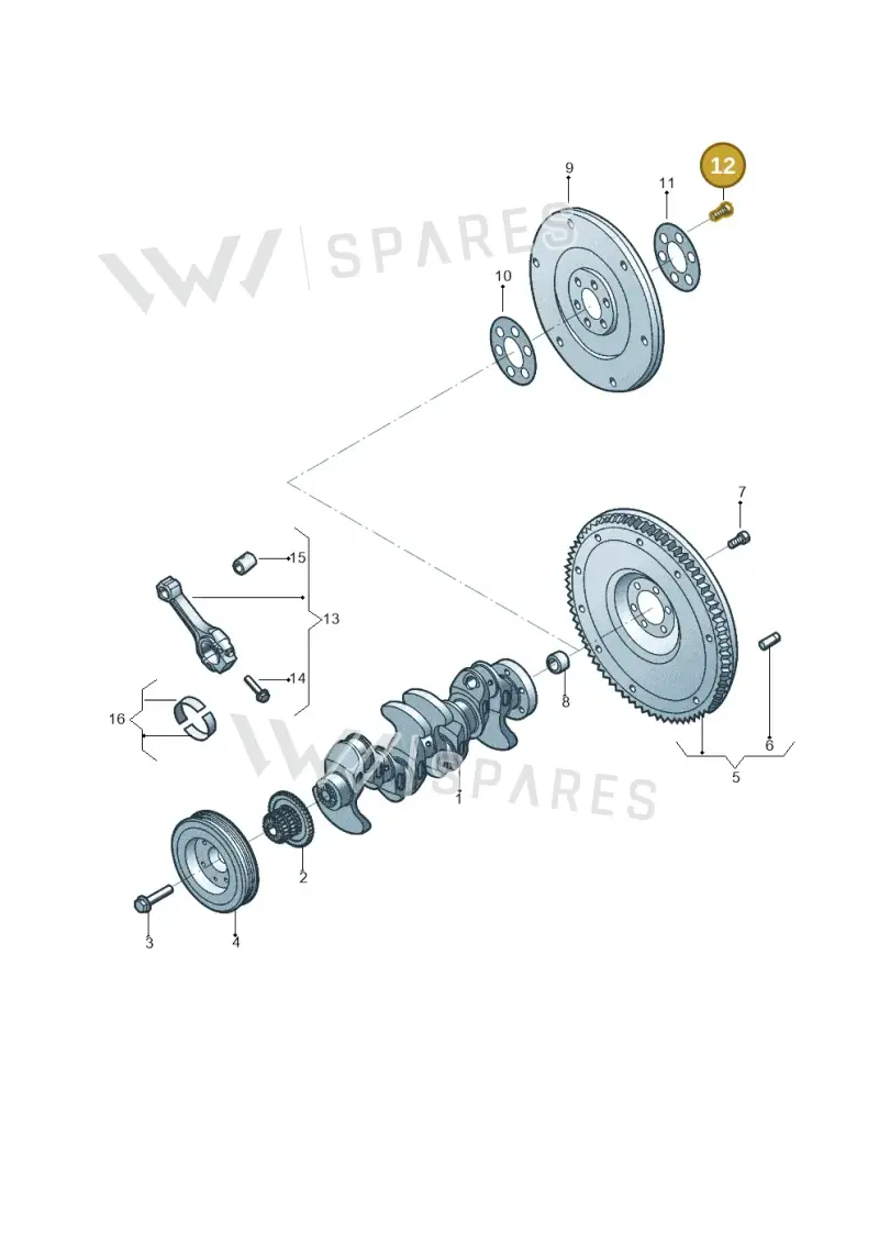 N90946201 — SEAT Ibiza FR (2017-) diagram 781105070, position 12