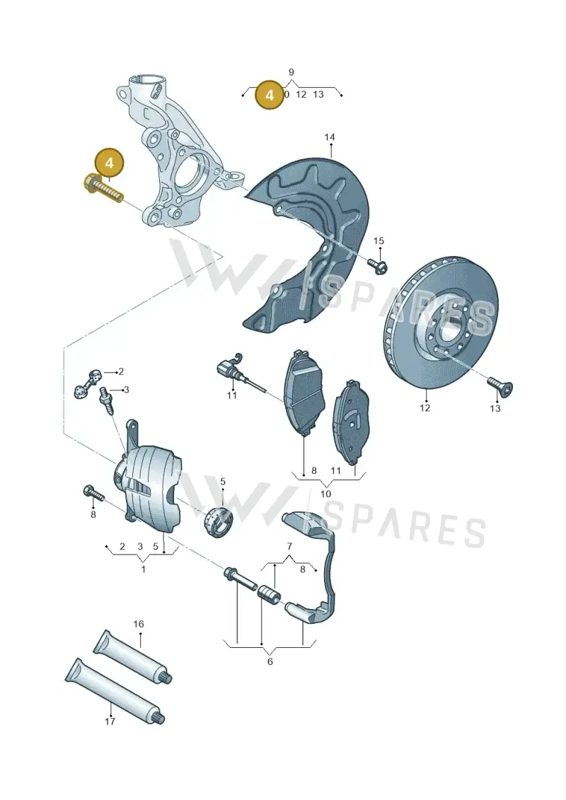 N90948802 — SEAT Ateca Style (2016-) diagram 827615000, position 4