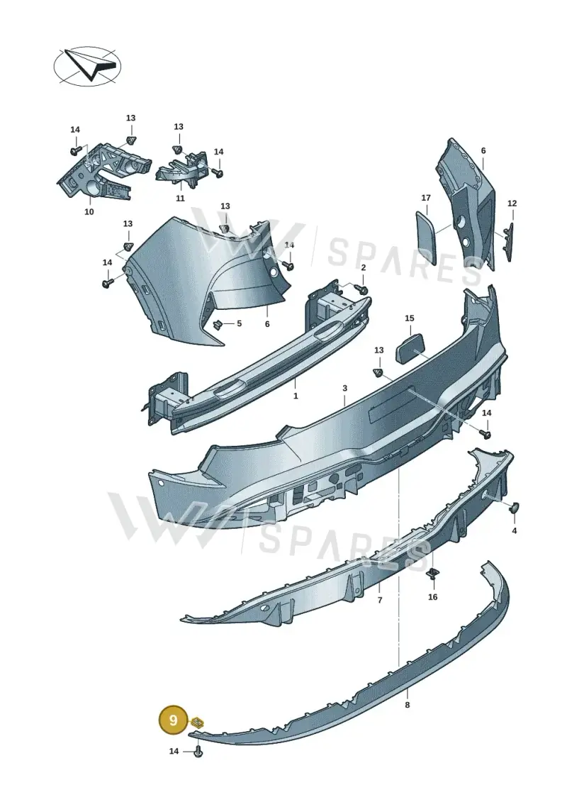 N90959101 — SEAT Tavascan Cupra (2023-) diagram 20h807050, position 9