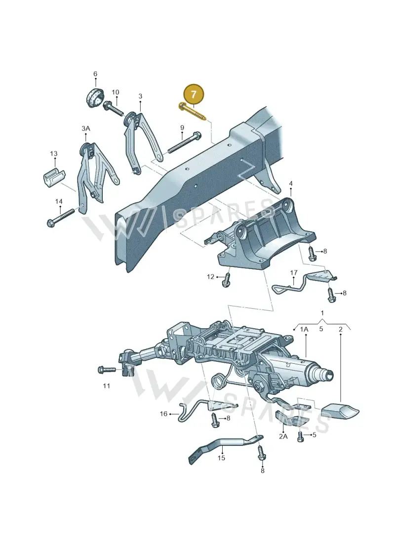N90959902 — SEAT Leon Stylance (2010-2012) diagram 412419350, position 7