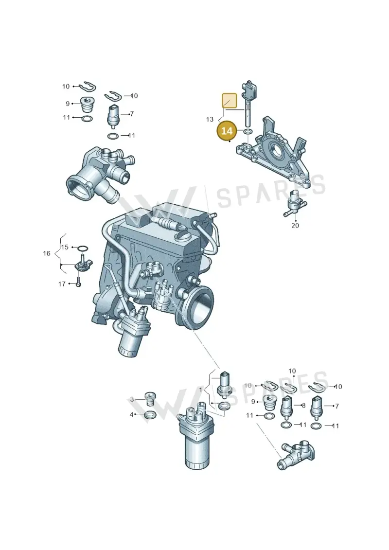 N90974402 — SEAT Toledo Reference (2012-2015) diagram 253919400, position 14