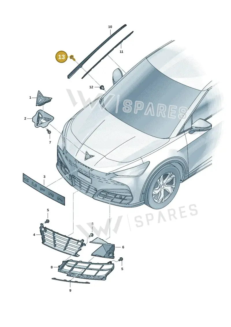 N90974702 — SEAT Tavascan Cupra (2023-) diagram 20h853000, position 13