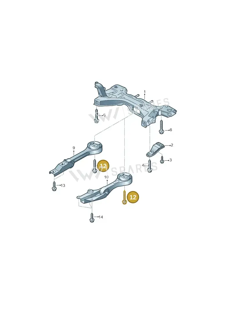 N90983002 — SEAT Ibiza Stylance (2015-) diagram 773199100, position 12