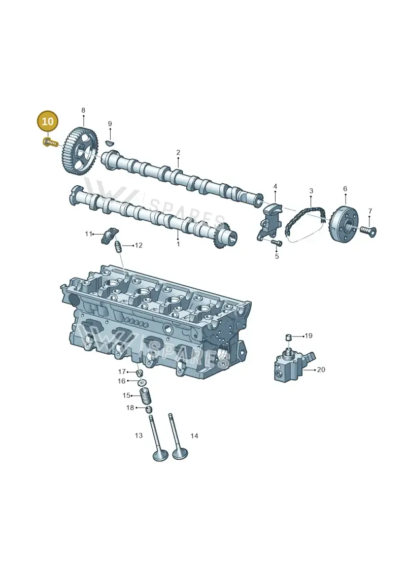 N90987902 — SEAT Leon Stylance (2010-2012) diagram 420109150, position 10
