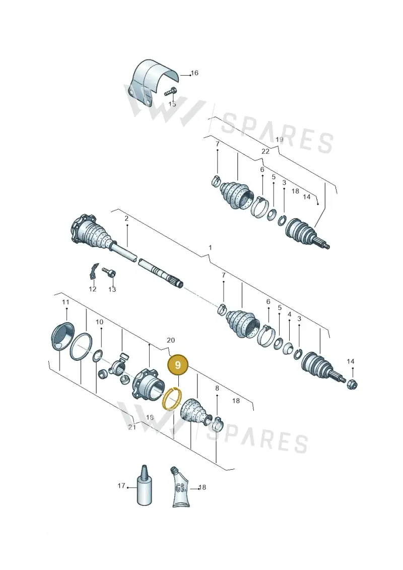 N90996501 — SEAT TOLEDO/LEON/LEON-4 (2001-2006) diagram 208407250, position 9