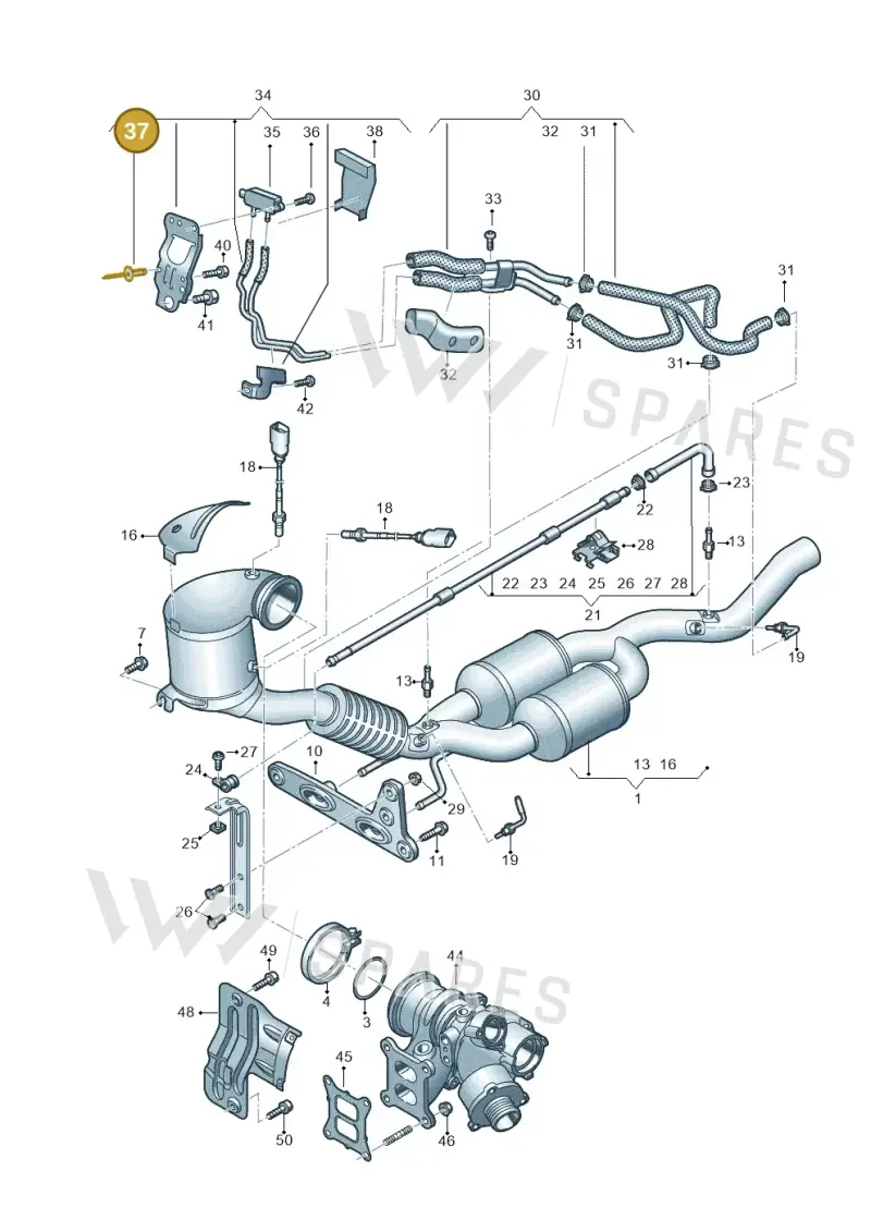 N91010401 — SEAT Formentor TSI CUPRA (2020-) diagram 596253350, position 37