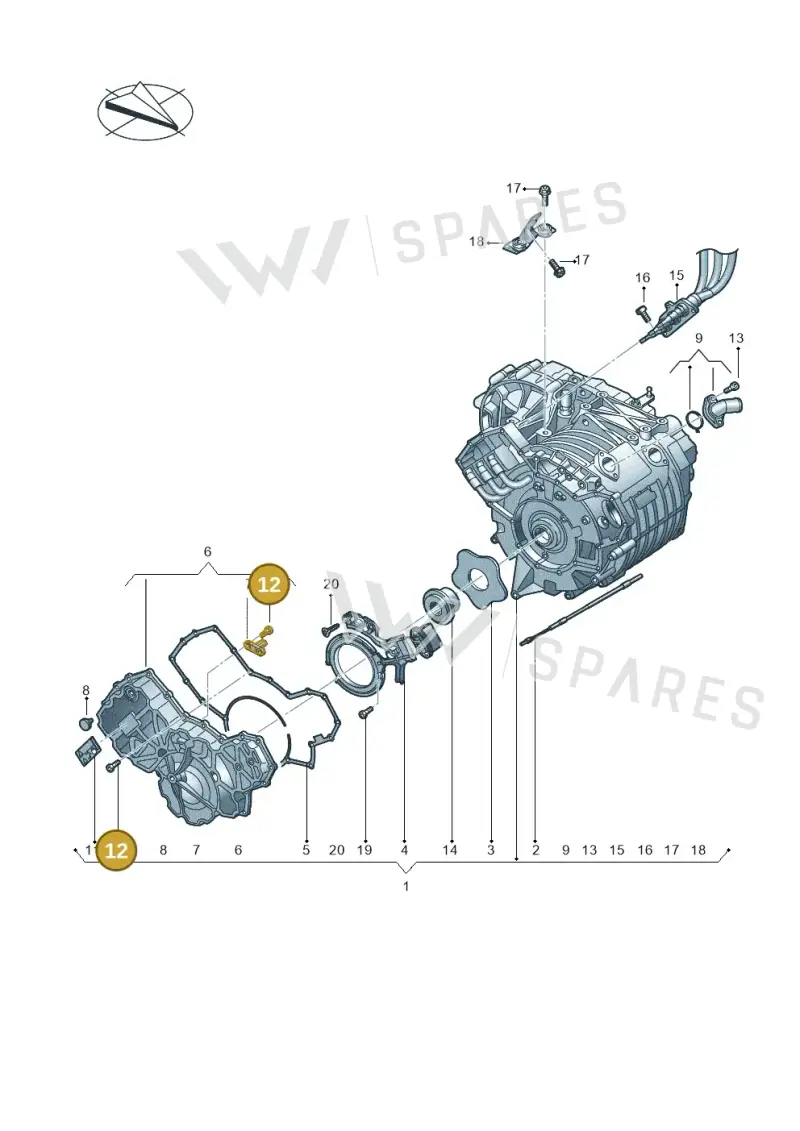 N91032702 — SEAT Mii electric (2020-2021) diagram 774901002, position 12