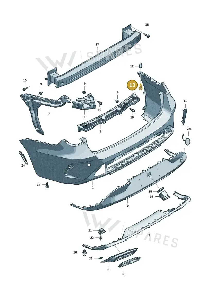 N91057001 — SEAT Leon style (2019-) diagram 5fn807066, position 13