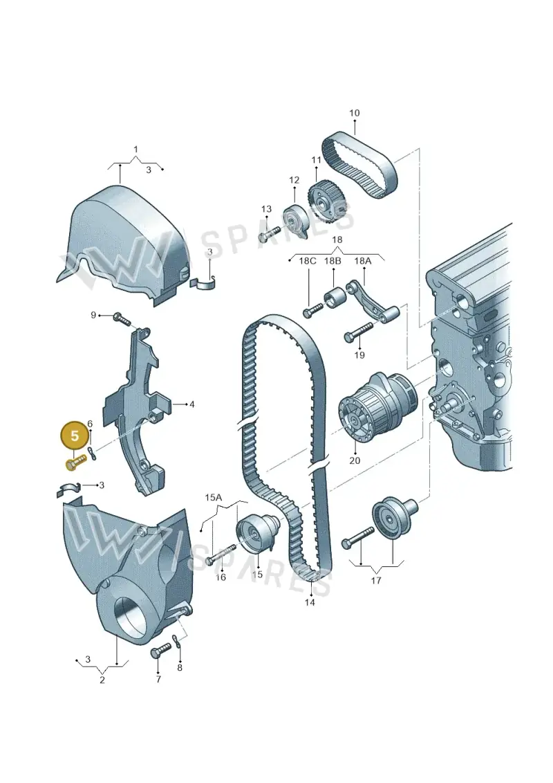 N91102201 — SEAT Ibiza Reference (2012-2012) diagram 194109520, position 5