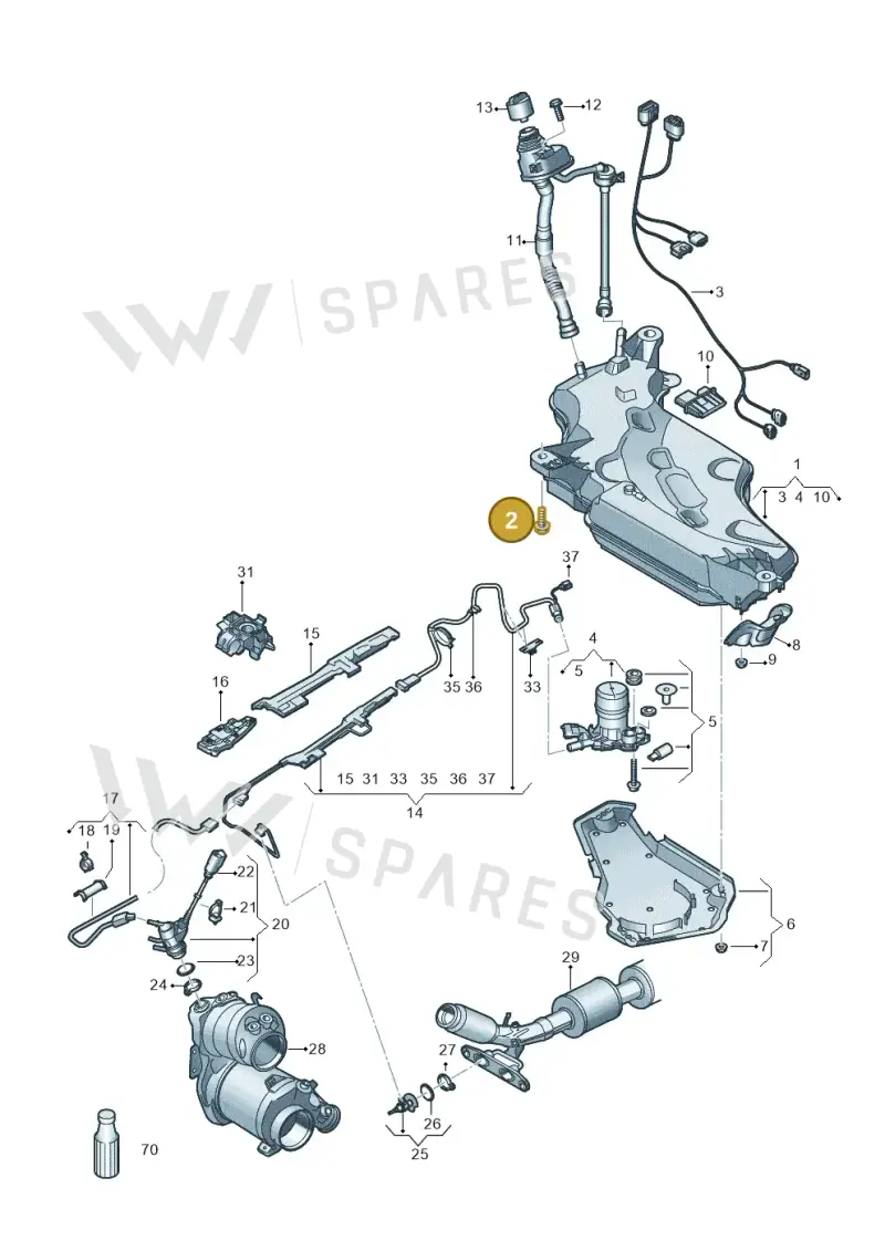 N91103802 — SEAT Ateca Style (2016-) diagram 834201120, position 2