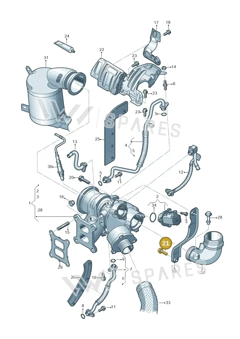 N91104901 — SEAT Formentor TSI CUPRA (2020-) diagram 746145500, position 21