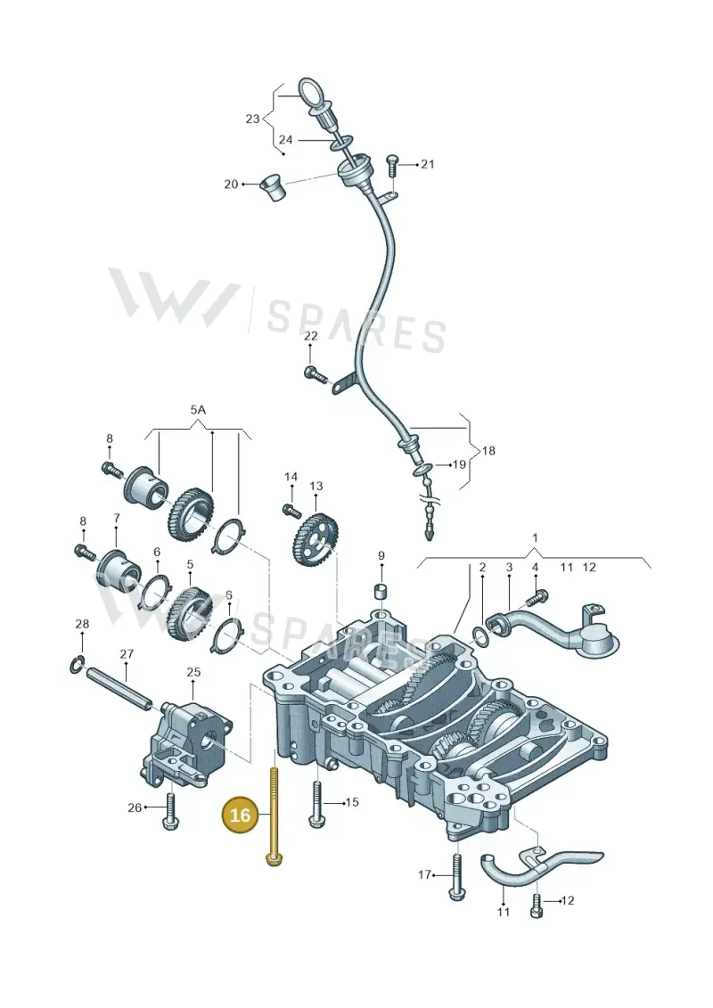 N91123401 — SEAT Exeo ST Reference (2008-2011) diagram 460115250, position 16