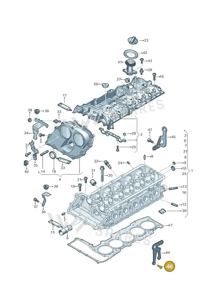 N91142201 — SEAT Formentor TSI CUPRA (2020-) diagram 596103040, position 46