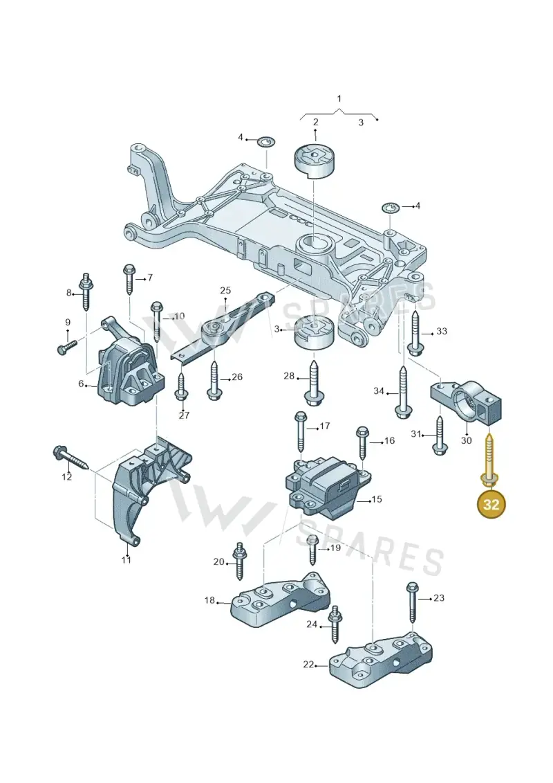 N91143301 — SEAT Alhambra Stylance (2015-2022) diagram 689199250, position 32