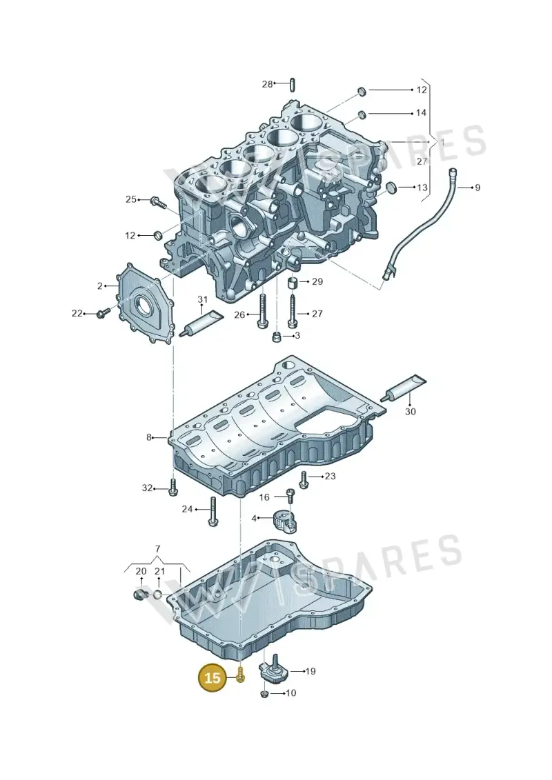 N91168701 — SEAT Formentor TSI CUPRA (2020-) diagram 898103100, position 15