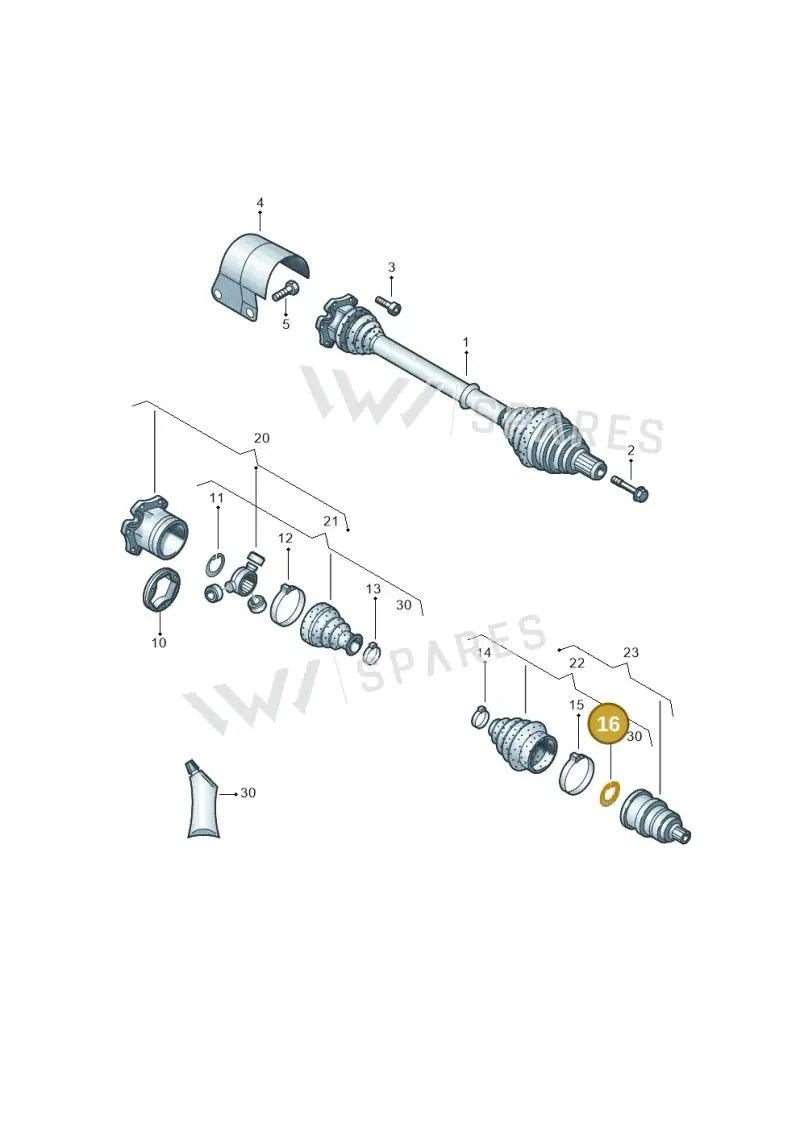 N91170501 — SEAT Alhambra Stylance (2015-2022) diagram 689407550, position 16