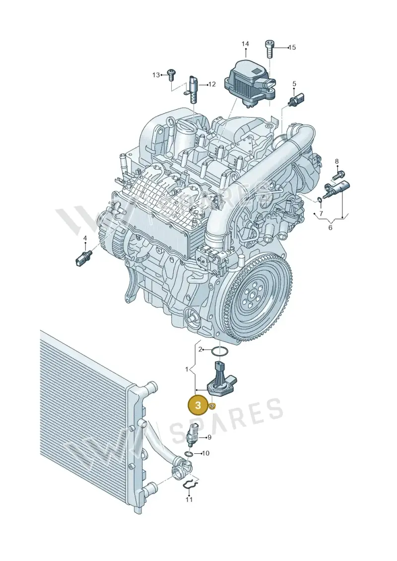 N91180401 — SEAT Leon ST Stylance (2016-2020) diagram 745919450, position 3