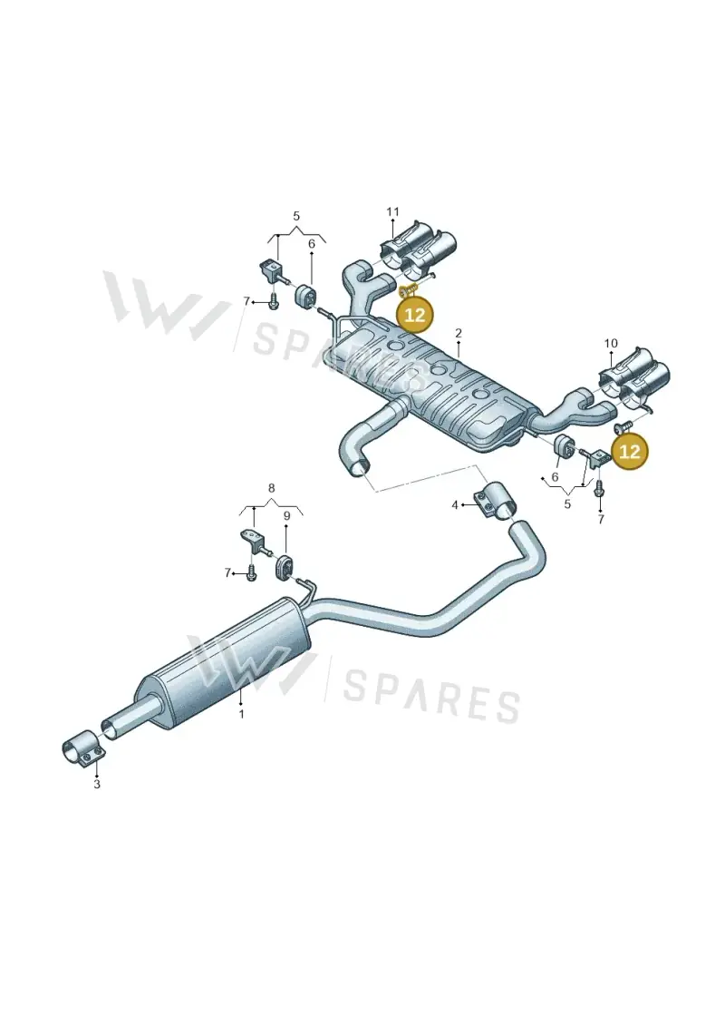 N91188302 — SEAT Leon style (2019-) diagram 5fn253130, position 12