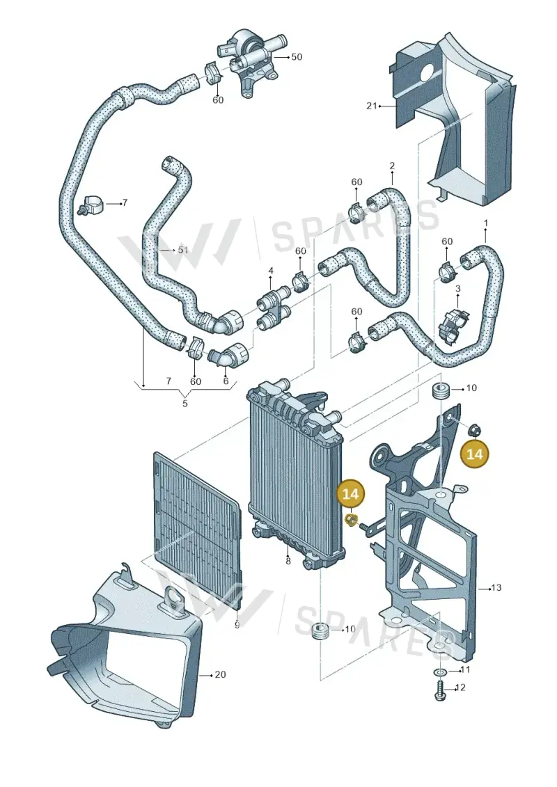 N91189301 — SEAT Formentor TSI CUPRA (2020-) diagram 746121660, position 14