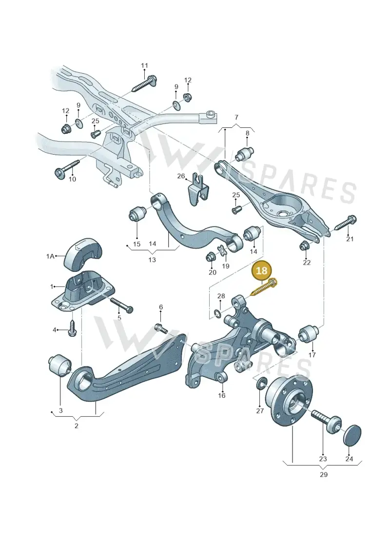 N91197801 — SEAT Leon ST Stylance (2016-2020) diagram 793505050, position 18