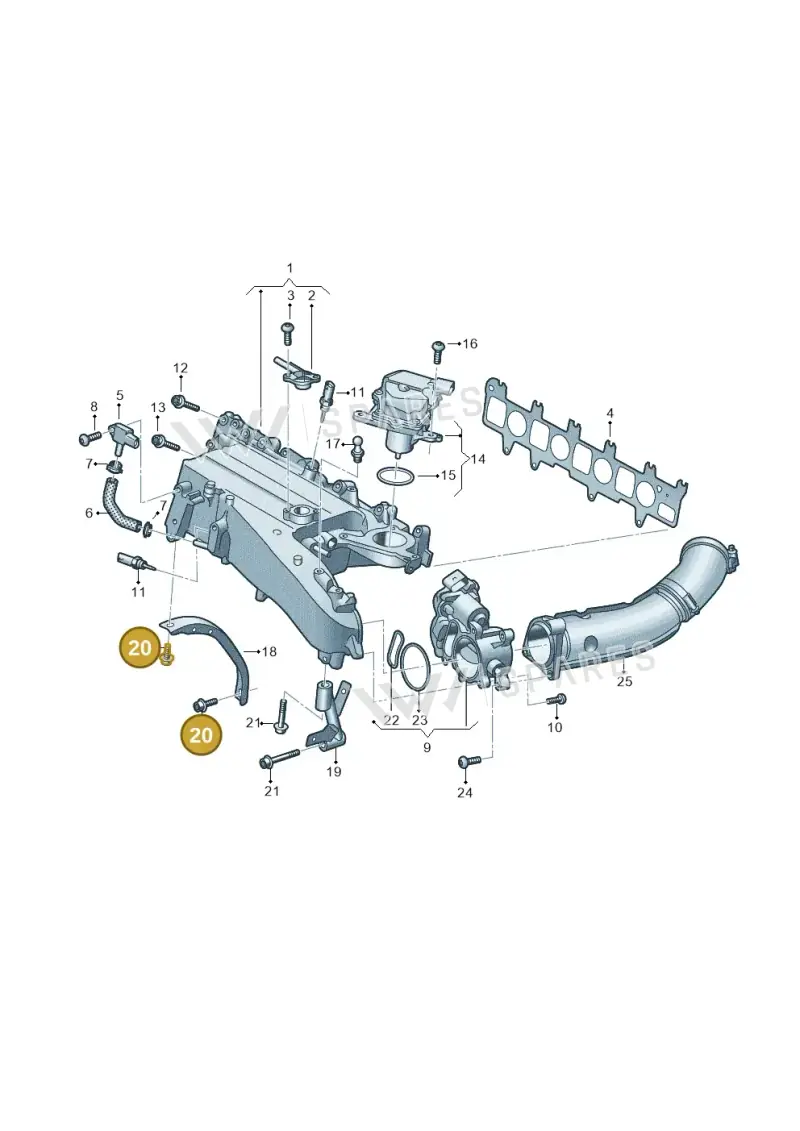 N91203203 — SEAT Formentor TSI CUPRA (2020-) diagram 793129090, position 20
