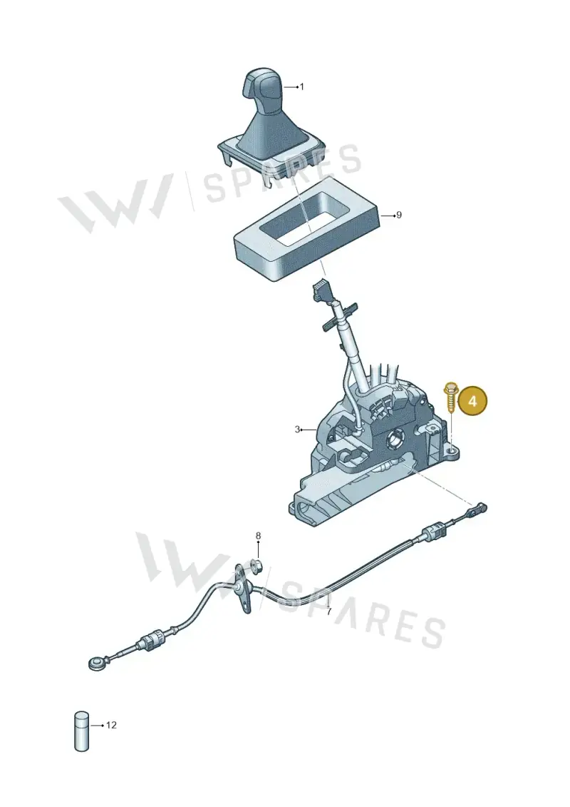 N91206801 — SEAT Mii electric (2020-2021) diagram 772713100, position 4